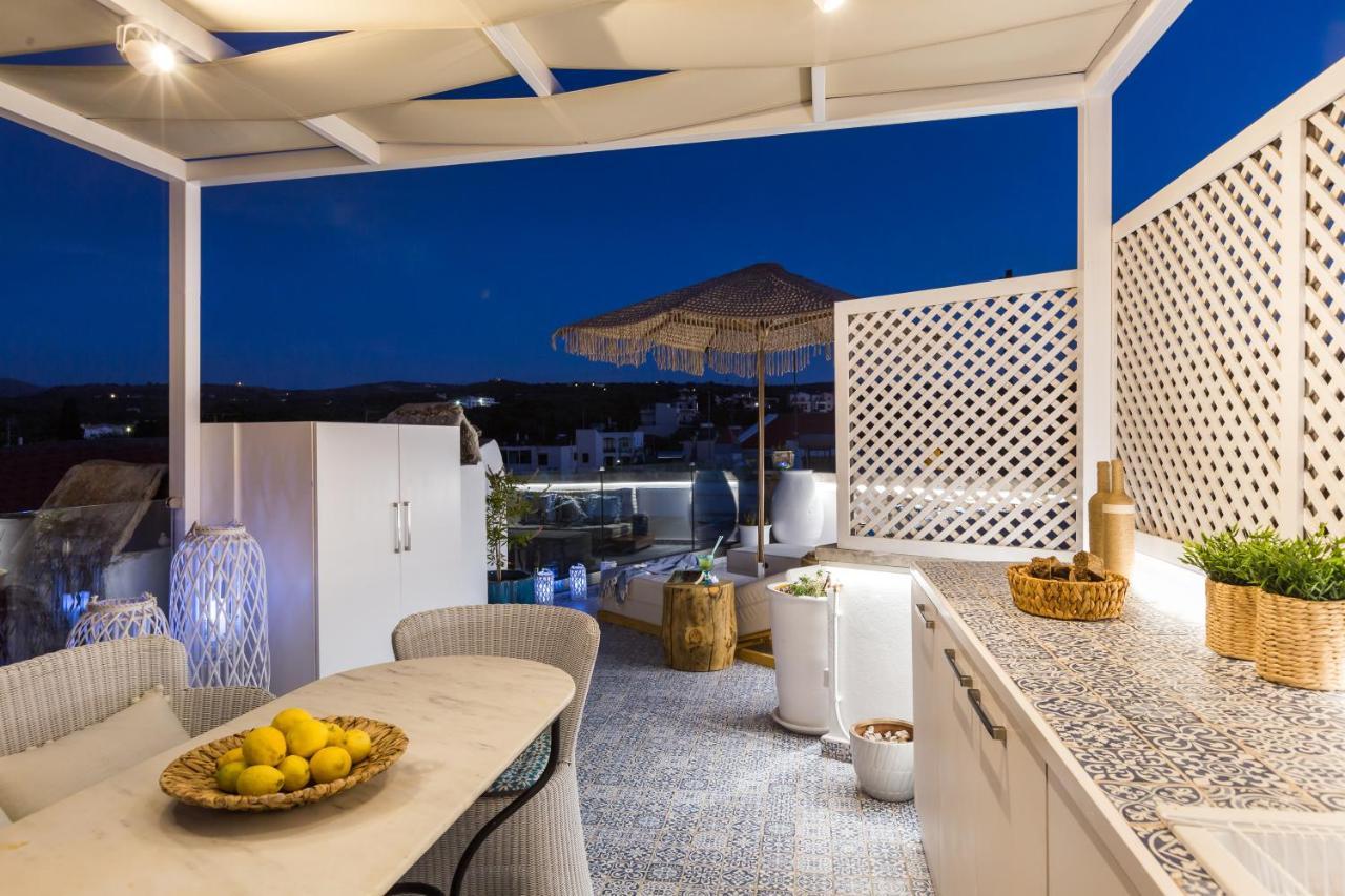 Stema Luxury Escape, Rooftop Jacuzzi & Panoramic Views Atsipopoulo Ngoại thất bức ảnh